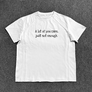 미니멀리스트 스타일 반팔 베이직 티셔츠 커플 매칭 캐주얼웨어 여름 패션 디자인 by Wang Studio