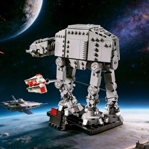 525PCS FIT 75440 스타쉽 AT-AT 빌딩 세트 블록 모델 벽돌 장난감 성인용 생일 선물 홈 장식 장식품