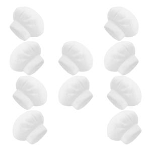 귀여운 작은 요리 모자용 미니 셰프 모자 10개 미니어처 인형 집 액세서리 미니 파티 드레스업 용품