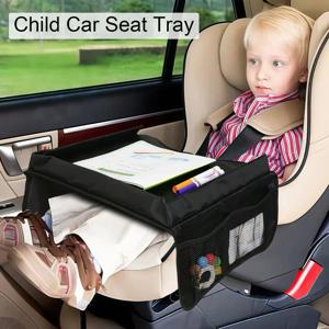 1개, 어린이용 자동차 안전 시트 활동 테이블 보드, 다기능 수납 카 트레이, 비행기, 자동차 및 가족 나들이에서 사용하기 적합