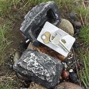 키 히더 숨겨진 현관 키 박스 야외 마당 숨겨진 현관 키 박스 모조 작은 돌 키 박스 예비 정원 키 보관함