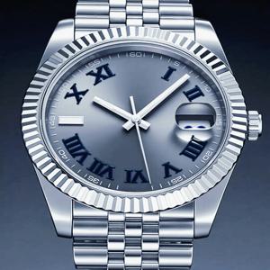 새로운 남성용 여성용 럭셔리 시계 자동 기계식 무브먼트 블랙 블루 다이얼 스포츠 손목시계 36mm 40mm