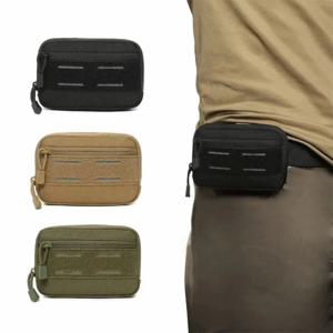 새로운 EDC 유틸리티 도구 파우치 비상용 조절 가능 허리 벨트 크로스바디 백 지퍼 포켓 경량 숄더백