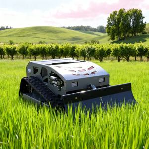 맞춤형 소형 고출력 원격 제어 로봇 잔디깎이 CE EPA 인증 무료 제설삽 포함 가정 정원용