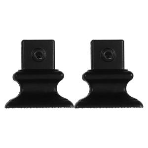 2개 계단 난간 기둥 받침대 핸드레일 철 브래킷 무용접 계단 핸드레일 고정 지지대 슬립핏 부트 수리용 검정색