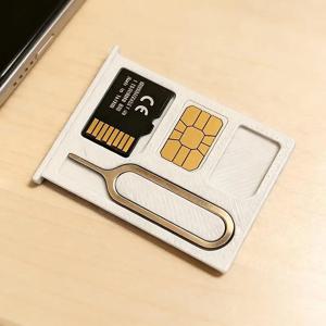 SIM 카드 보관함, 휴대폰 메모리 카드의 휴대용 안전 보관함, 2슬롯-SIM 카드+1슬롯-카드핀+1슬롯 TF 카드