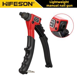 HIFESON 리벳 건 헤비 듀티 리베 터 블라인드 리벳 구색 키트 핸드 툴 리벳 너트 도구 3.2mm 4.2mm 4.0mm 4.8mm