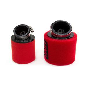 GY6 용 빨간색 오토바이 폼 에어 필터 50 110 150 200cc 스폰지 클리너 스쿠터 먼지 핏 자전거 ATV 오토바이 액세서리 35-55mm