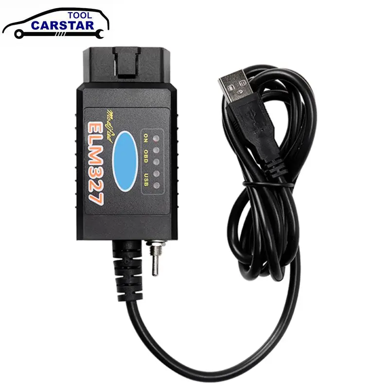 자동차 자동 진단 도구 ELM327 USB V1.5 FTDI/CH340 PIC18F25K80, 스위치 OBD2 포함, ELM 327 HS CAN /MS CAN, 핫 세일
