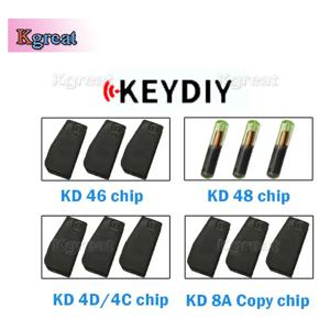 5 10pcs KEYDIY 자동차 키 칩 KD 4C/4D KD 48 KD 46 4C 4D 46 48 8A 복사 트랜스 폰더 KEYDIY KDX2 키 프로그래머 트랜스 폰더 칩