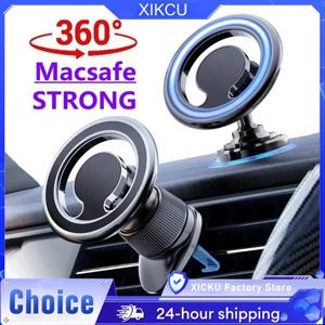 360 ° 회전식 자석 차량용 휴대폰 거치대 계기판 에어 아웃렛 GPS 폰 스탠드 마운트 아이폰 16-12 삼성 S24 샤오미 15용