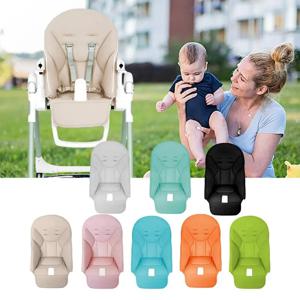 Peg perego Siesta Zero 3 용 시트 쿠션 PU 가죽 다이닝 의자 커버 패딩 하이 체어 쿠션 패드가있는 베이비 소프트 시트 커버