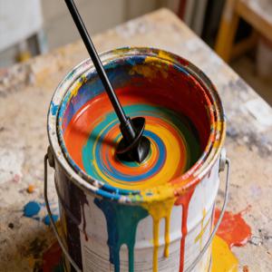 2개입 에폭시 믹싱 스틱 페인트 교반봉 퍼티 시멘트 페인트 믹서 드릴 척 포함 에폭시 레진 라텍스 오일 페인트용