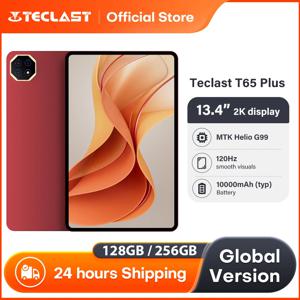 Teclast T65 Plus 태블릿 13.4인치 2K 디스플레이 120Hz 안드로이드 15 미디어텍 G99 최대 20GB(8+12) RAM 256GB ROM 10000mAh 18W 와이드바인 L1 신제품