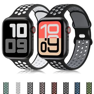 애플 워치용 스트랩 S11 46/42mm 45mm 44mm 울트라3 49mm 40mm 41mm 스포츠 팔찌 iWatch 시리즈 10 8 7 6 4 5 9 SE 3 실리콘 밴드