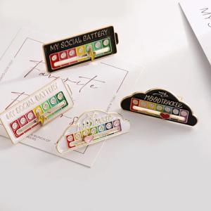 커플용 다목적 의류 액세서리, 슬라이딩 무드 전환 브로치, 소셜 파워 클립 장식, 발렌타인 데이, 신상