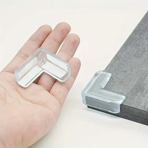 10pcs 아기 안전 코너 실리콘 수호자 테이블 부드러운 투명 어린이 안티 충돌 코너 가장자리 보호 가드