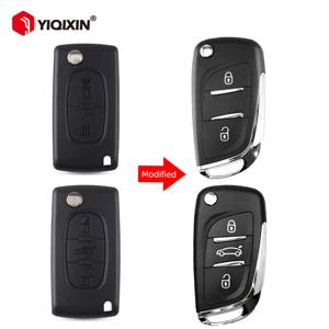 푸조 207 206 307 308 407 208 306 107 406 807 파트너, 시트로엥 C2 C3 C4 C5 C6 C8 Xsara Berlingo용 개조 자동차 키 쉘