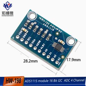 ADS1115 16비트 I2C 모듈 정밀 ADC 4 채널 개발 보드 Pro 이득 증폭기 Arduino용 2.0V ~ 5.5V