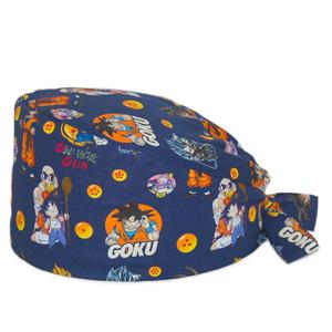 새로운 만화 스크럽 캡 작업 모자 긴 머리 부인과 포니 테일 롤빵 여성용 남성 간호사 의사 면화 정형 외과 수술 모자