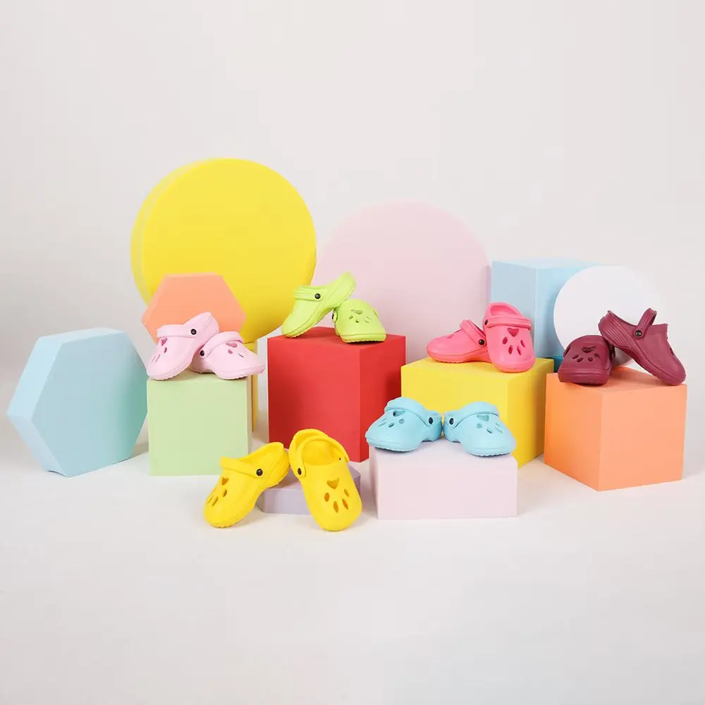 천공 된 비치 샌들 인형 신발 맞는 18 인치 미국 인형 & 43Cm 다시 태어난 아기 인형 의류 액세서리 우리 세대 소녀 장난감