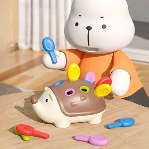 어린이 스플 라이스 고슴도치 디지털 컬러 매칭 장난감 어린이 스플 라이스 고슴도치 디지털 컬러 매칭 장난감