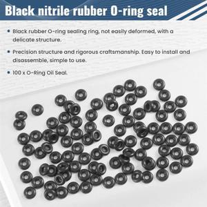 니트릴 고무 O-링 100개 6 x 2 mm HOT