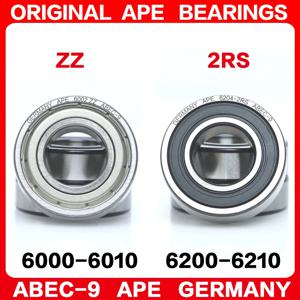 2pcs ABEC-9 베어링 6000 6200 6001 6201 6002 6202 6003 6203 6004 6204 6005 6205 6006 6206 6007 6207 6208 Z ZZ RS 2RS 베어링