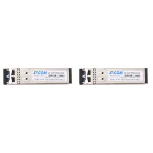 N75R-2X JT-COM 10G SFP+ 이중 LC SFP 모듈 Mikrotik/Huawei 스위치용 단일 모드 5Km 광섬유 모듈 1310Nm