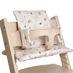 부드러운 유아용 의자 쿠션 빨 수있는 아기 저녁 식사 높은 의자 좌석 쿠션 라이너 매트 패드 뒤 방수 Stokk 여행 트랩 높은 의자
