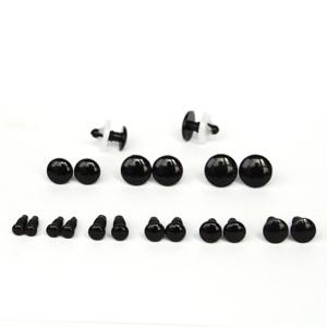 100pcs/50pcs 안전 눈 블랙 컬러 크로 셰 뜨개질/박제/Amigurumi 인형에 적합 와셔와 함께 제공