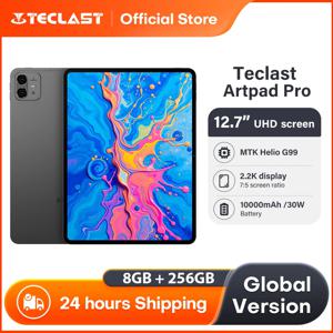 Teclast ArtPad Pro 12.7인치 2.2K 디스플레이 8GB(+12G) 256GB MediaTek Helio G99 10000mAh 30W 안드로이드 15 태블릿 PC 4G LTE 글로벌 버전