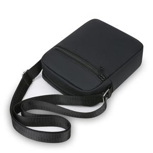 패션 방수 어깨 가방 남자 여자 Crossbody 가방 간단한 블랙 휴대 전화 가방 캐주얼 남자 미니 조정 가능한 스포츠 가방