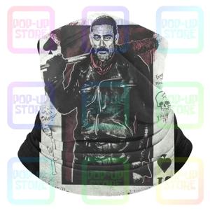 워킹 데드 Twd Negan 플레잉 카드 워커 좀비 마이크로 화이버 넥 게이터 반다나 스카프 헤드웨어