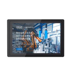 15.6인치 및 18.5인치 산업용 올인원 컴퓨터 패널 PC, 저항막 방식 터치스크린 전면 패널, IP65 방수, 윈도우10 프로 지원