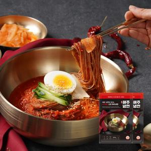 더 매운 해주냉면 640gx2봉 4인분 매운냉면 함흥냉면 불냉면 비빔냉면