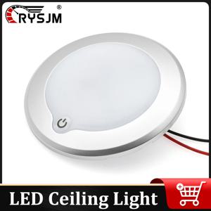 12V24V LED 천장 조명 보트 조명 디밍이 가능한 RV 조명 방수 터치 조광기 스위치 인테리어 다운 캠핑카 캐러밴 마린