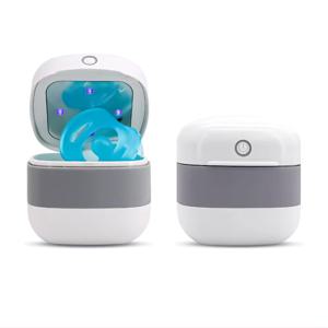 새로운 젖꼭지 살균기 휴대용 젖꼭지 블루투스 헤드셋 UV 소독 보관함