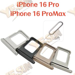 아이폰 16Pro / 16Pro Max 싱글 SIM 트레이 듀얼 SIM 카드 슬롯 방수 고무 링 교체 부품