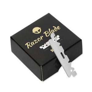 30/50/100PCS 단면 면도날 스테인리스 남성용 면도날 수동 면도기 면도날 이발사 면도 도구