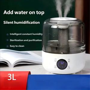 홈피쉬 CK2 3L 전문가용 대용량 가정용 무소음 가습기 식물 분무 아로마 디퓨저 리모컨 타이머 포함