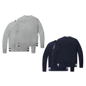 남성용 고급 니트 V넥 골프 스포츠 재킷, 트렌디한 가을 오픈 가디건, 하이엔드 브랜드, 긴팔, 젊은 스타일