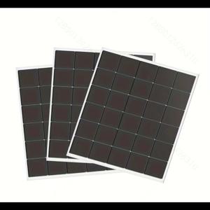 60/90개 유연한 자석 사각형, 접착식 자석 시트 각각 20x20x2mm, 붙이고 떼는 자석