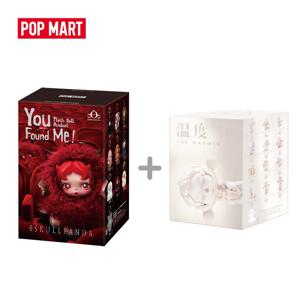 【콤보】팝마트 1개 스컬판다 너는 나를 찾았어! 시리즈 플러시 인형 펜던트 블라인드 박스 + 1개 스컬판다 더 웜스 시리즈 블라인드 박스