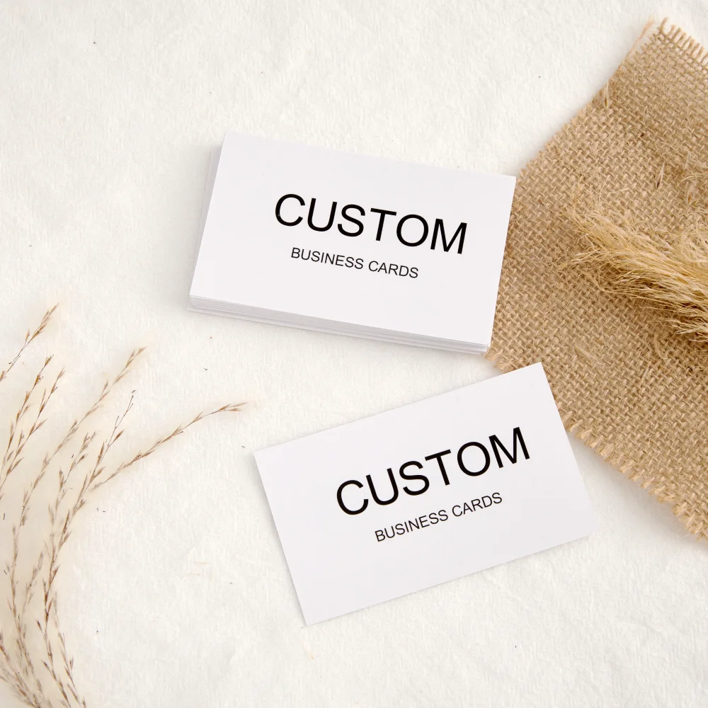 200개, 맞춤형 명함/카드, 명함, 데스크탑 명함, 감사 카드, 명함, 방수 표면