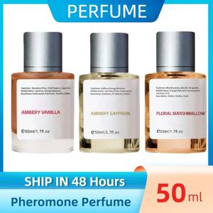 50ml 여성용 향수 앰버 & 바닐라 향 바디 스프레이 풍부하고 부드러운 향기 발미니스 오래 지속되는 플로럴 향 오 드 퍼퓸