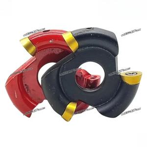 목재 조각 디스크 목공용 탈착식 그라인더 디스크 세 개의 블레이드 루트 밀링 커터 고품질 16mm 구멍용 앵글 그라인더