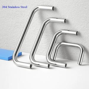 스테인리스 스틸 U형 도어 핸들 드레서 손잡이 주방 캐비닛 손잡이 볼트 나사 핸들 내부 나사 액세서리