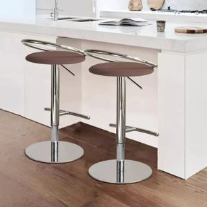 노르딕 키친 바 의자 홈 가구 세트 2개 조절 가능한 높이 바 의자 프리미엄 편안한 트렌디 디자인 바 의자