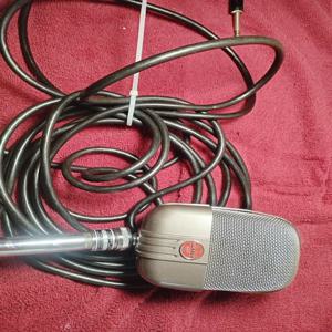 희귀한 1950년대 터너 87 리본/다이나믹 마이크, 작동 중, 18피트 코드 포함